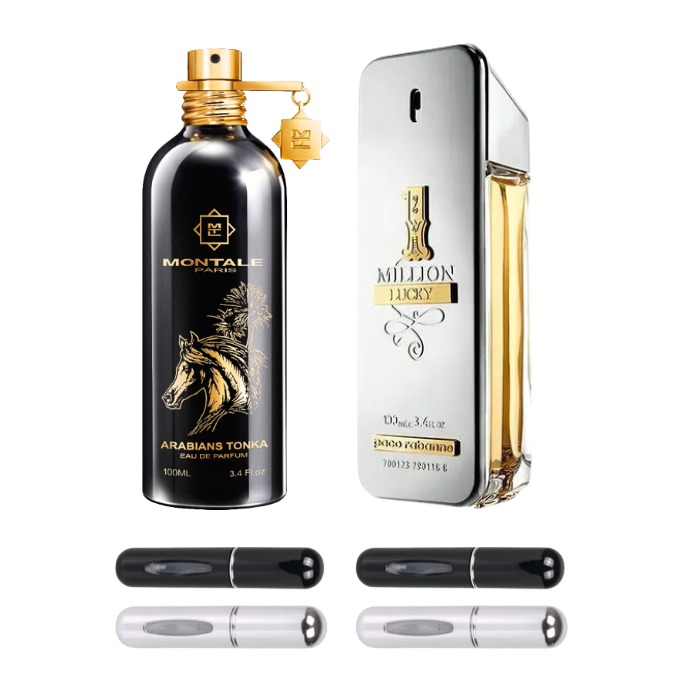 TONKA+ONEMILLIONELIXIR+4PERFUMEROS